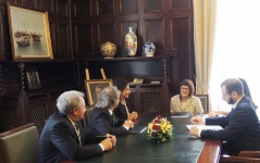 8 June 2017 The National Assembly Speaker in meeting with the Lebanese candidate for UNESCO Director-General El-Khoury Lacoeuilhe